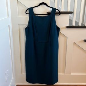 Eva Mendes Teal Sheath Dress Sz 16W